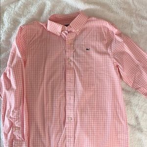 Pink White Check Whale Shirt
